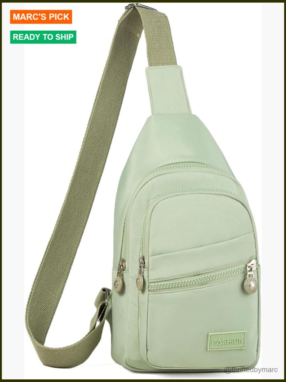 Water-Resistant Sling Backpack, Adjustable Crossbody Bag For Hiking Travel